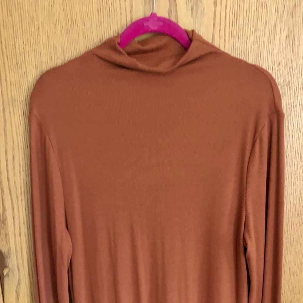 XXL orange A New Day mock neck maxi dress